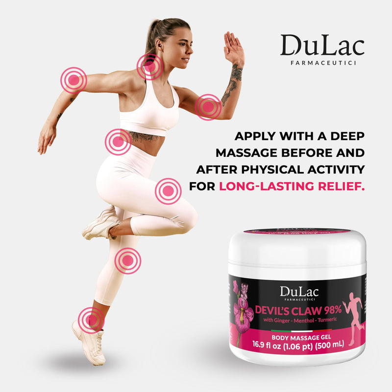 Dulac - Devil's Claw 98% Cream Maximum Strength 16.9 Fl Oz, Natural Joint and Muscle Comfort Cream, Enriched with Menthol for Cool Effect 16.9 Fl Oz (Pack of 1)