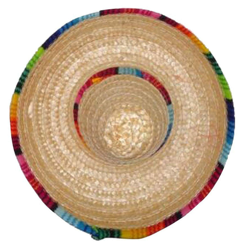 Dog & Cat Straw Sombrero Hat, Mini Mexican Hats, One Size Fits All, Lightweight, Multi-Use Pet Apparel