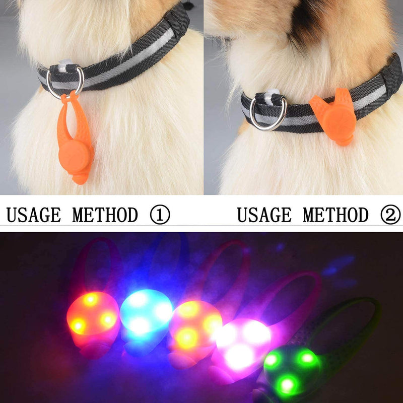 Dog LED Collar Light, Light Up Dog Collars Harness Leash for Large Medium Small Dogs Cat at Night Time Walking Reflective Gear Accessories