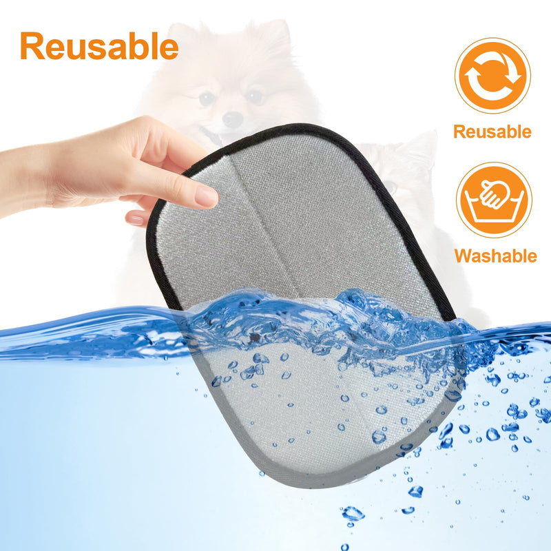 1 Pcs Pet Hair Removal Gloves Brush,Pet Hair Remover Electrostatic Gloves, Washable Reusable Dogs Cats Hair Gloves for Sofas Bed Sheets Clothes Carpets Car Seats 1 - PawsPlanet Australia