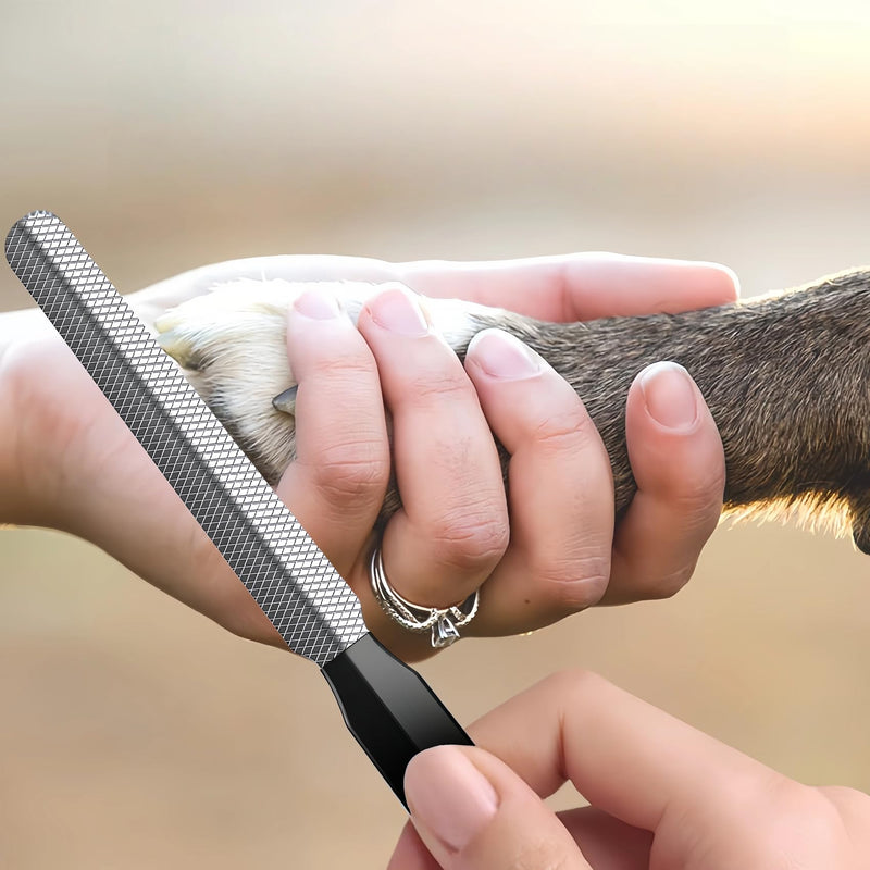 Dog Nail Clippers,Dog Nail Trimmers for Small Medium Dogs and Cats - Professional Grooming Tool with Safety Lock, Sharp Stainless Steel Blade Prevents Splitting, Includes Nail File (Purple-mini) Purple-mini - PawsPlanet Australia