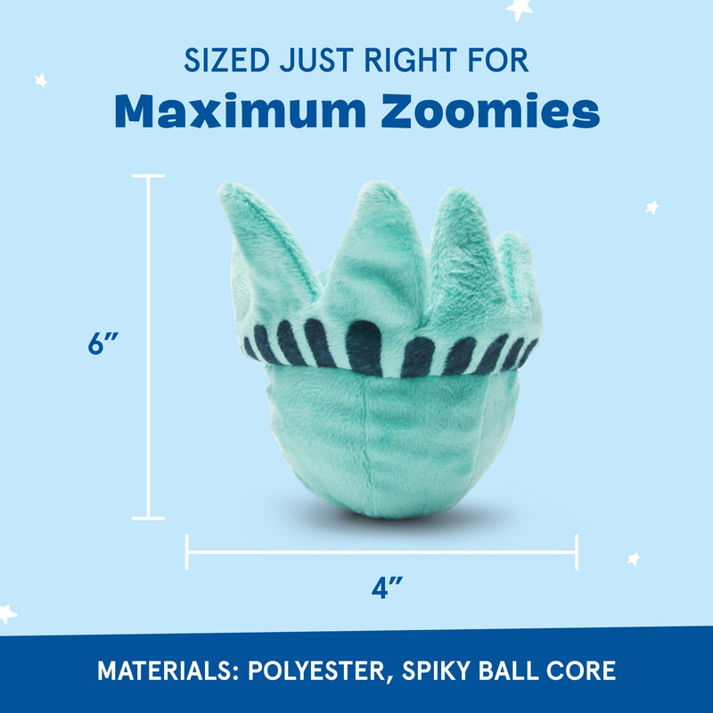 Barkbox Lady Liberty Ball 2-in-1 Dog Toy - Plush Squeaky Toy for Large Dogs | Large Liberty Ball - Large - PawsPlanet Australia