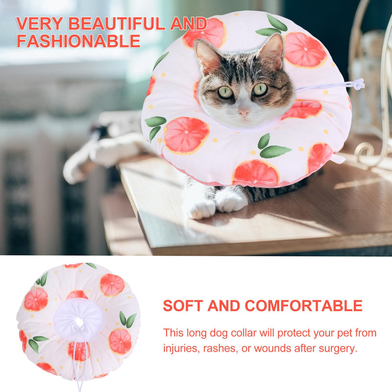 Kisangel Soft Cotton Cat Collar Comfortable wound protection for cats up to 7kg Prevents licking for healing and recovery