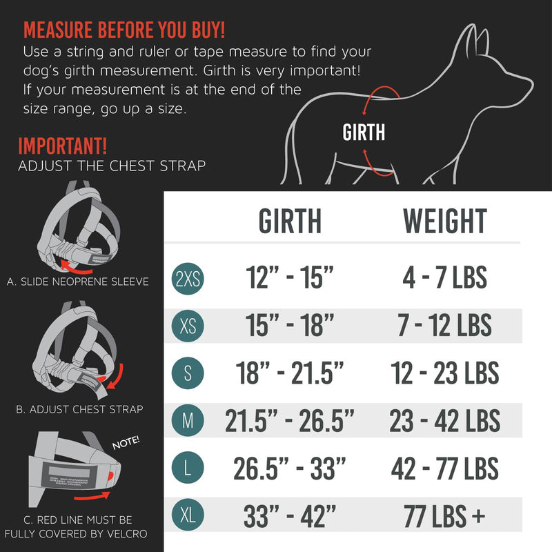 EzyDog Quick Fit Dog Harness – No Pull Harness for Training, Everyday Walking, and Easy Control - Adjustable Fit, Reflective, and Padded (Large, Black) Large - PawsPlanet Australia