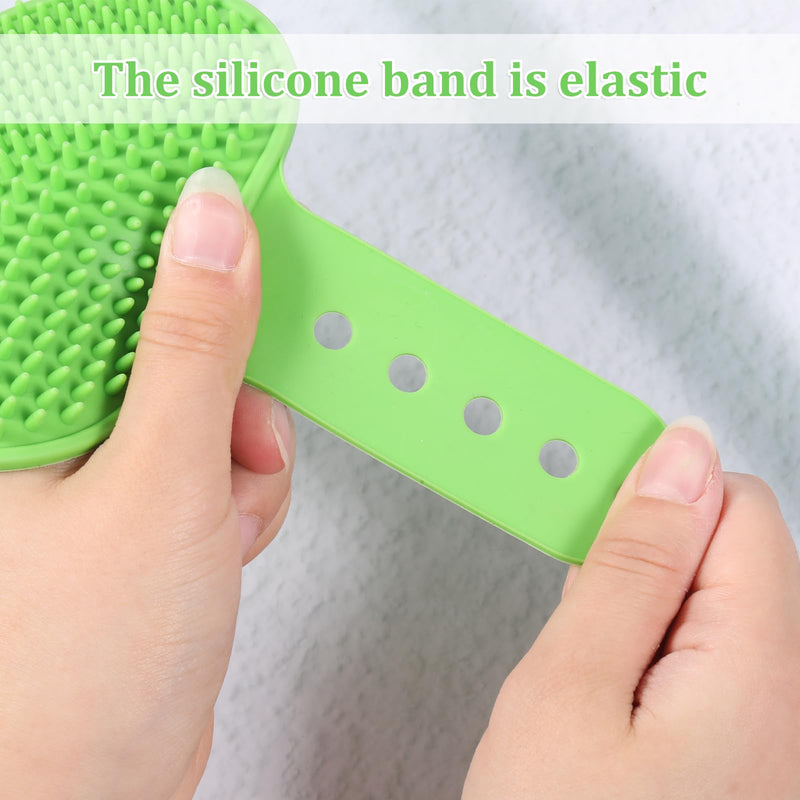 4 Pcs Cat Face Scratcher Silicone Grooming Strap Pad Cat Self Groomer Brushes Rubber Cats Massager for Indoor Climbing Frames Table Leg Cats Face Scratcher Adjustable - PawsPlanet Australia