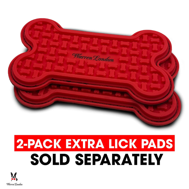 Distract-A-Hat ™ by Warren London - Dog Grooming Distraction Lick Hat for Nail Clipping and Grooming – Adjustable Fit with Adhesive Dog Lick Pad, Spreader & Cleaning Brush Included One Size Fits All - PawsPlanet Australia
