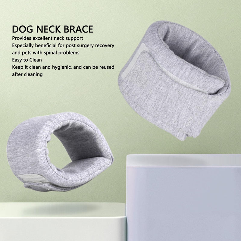 Dog Cervical Collar Neck Brace for Dog Neck,Adjustable Prevent Licking Protective Pet Cervical Collar Dog Cone Collar Alternative for Pets Recovery for Cats Post Surgery (M) - PawsPlanet Australia