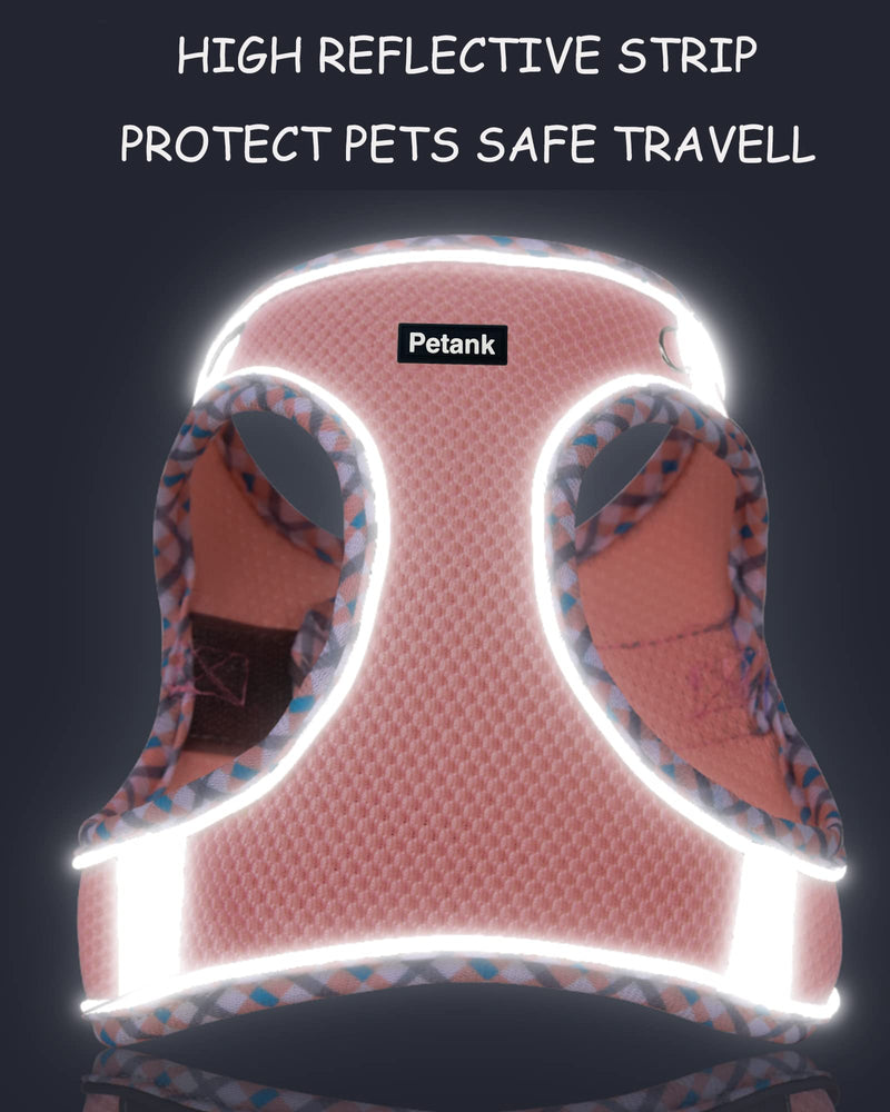 Petank Dog Harness for Small Medium Dogs No Pull, Puppy Harness and Leash Set, Step in Dog Harness for Walking, Running, Training, Small Dog Vest(Green, S) Green - PawsPlanet Australia