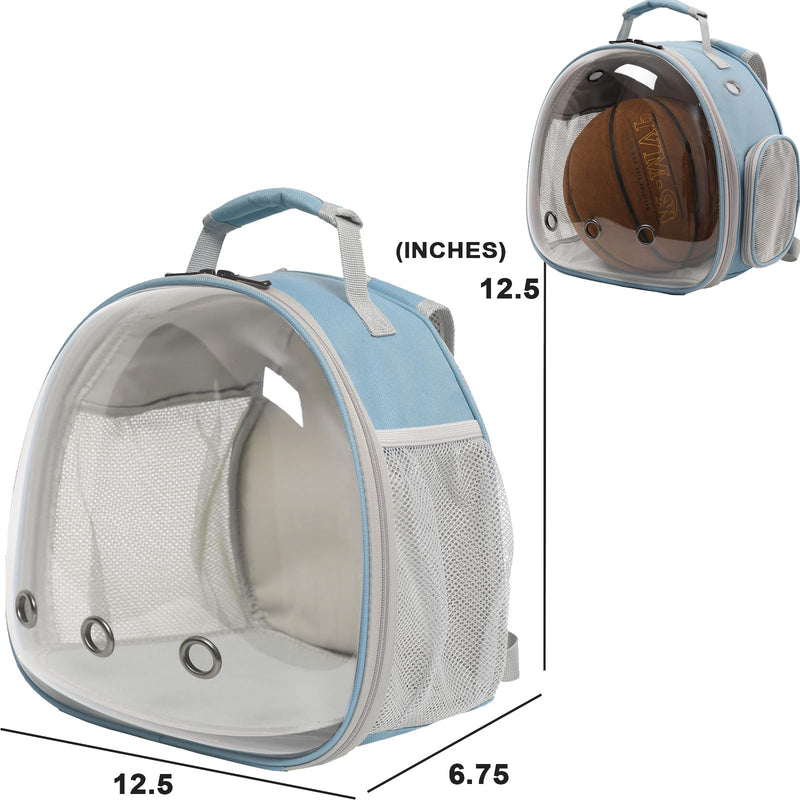 Guinea Pig Carrier,Guinea Pig Carrier for 2,Reptile Travel Carrier for Lizards Sugar Glider Hedgehog Rat Parrot Birds Blue Backpack+LSH Grey - PawsPlanet Australia