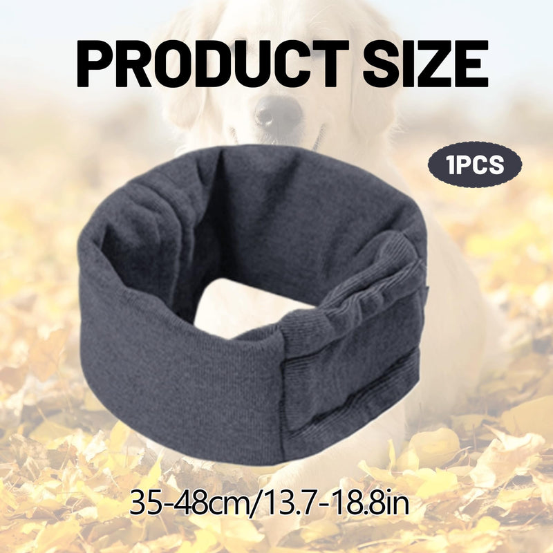 MEKEET Dog Snood Swim Ear Protectors Dog Ear Defenders Comfort Dog Ear Muffs Noise Protection Adjustable for Dog Neck and Ears Warmer Anxiety Relief and Calming
