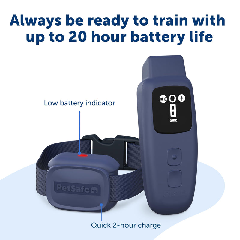 PetSafe Basic Dog Trainer with Remote - Effective Dog Training - 19 Levels of Static Correction - Waterproof Collar - Rechargeable Training Collar - Compact Remote Transmitter Basic Trainer - PawsPlanet Australia