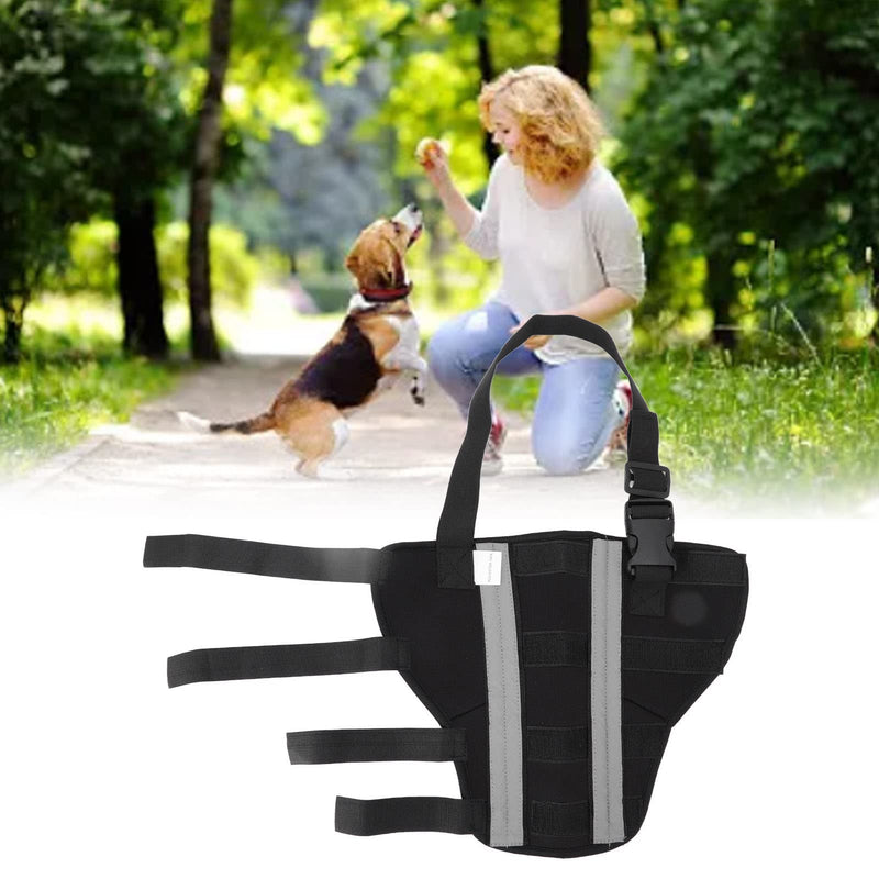 Qcwwy Dog Hind Leg Bandage with Flexible Hold, Knee Brace Patella Support for Sprains, Post-Operative Recovery After Knee Surgery for Dogs, Practical Accessory
