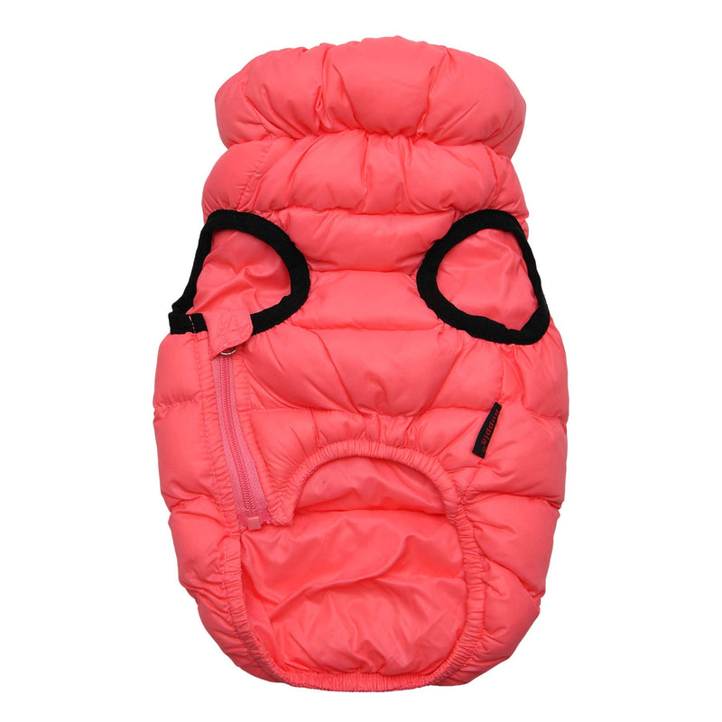 Puppia Winter Ultralight Dog Coat B Waterproof Warmth for Cold Weather Zipper Closure for Small and Medium Dogs, Pink, Small