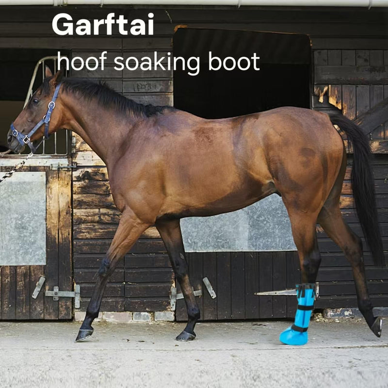 Easy Use Hoof Soaking Boot for Horses?Horse hoof Boots,Horse Soaker Bag, Hooves Care Treatment Bucket, hoof Boots for Horses ??? 1 - PawsPlanet Australia