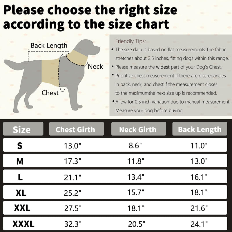 Dog Recovery Suit Female Spay Surgical for Dogs After Surgery | Anti-licking, wound protection, breathable, lightweight, collar alternative, button closure design, for small medium dogs Black L
