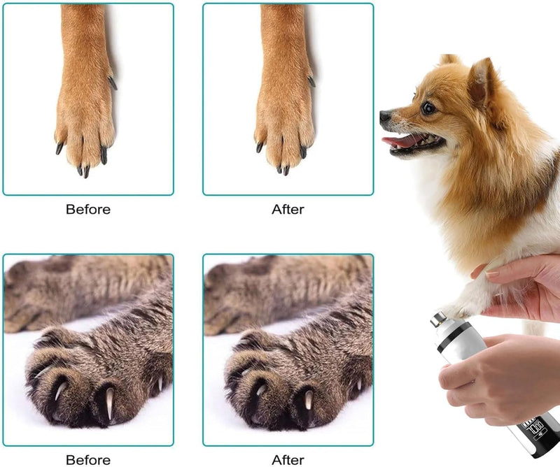 Silent Groom Pro Nail Grinder,2025 Upgraded Nail Trimmer for Dogs and Cats with LED Light & 3 Speeds,Rechargeable USB Charging Pet Nail Grinder for Thick Nails 1Set - PawsPlanet Australia