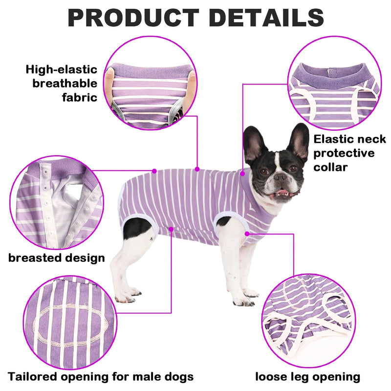 JSTHHTT Dog Bodysuit After Surgery Castration, Recovery Suit for Dogs, Dog Bodysuit After Castration Male, Wound Protection Suits for Dogs, Dog Body Suit After Surgery Dog, Pink M