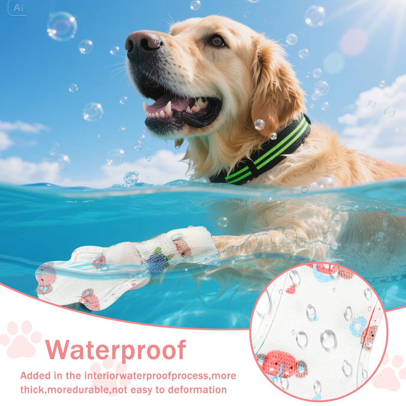 Disposable Dog Booties for Dog Cats,40Pcs Pet Booties Waterproof and Breathable with Adjustable Bandage,Dog Paw Protectors Prevent Licking,Paw Socks Protector for Small Medium Large Dogs S - PawsPlanet Australia