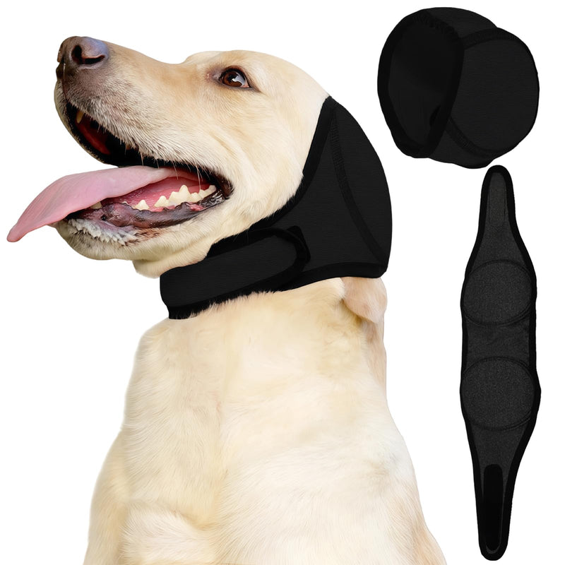 Dog Ear Defenders Noise Cancelling,QIANSSE Professional Dog Ear Protectors for Firework Anxiety Relief Noise Reduction for Pets