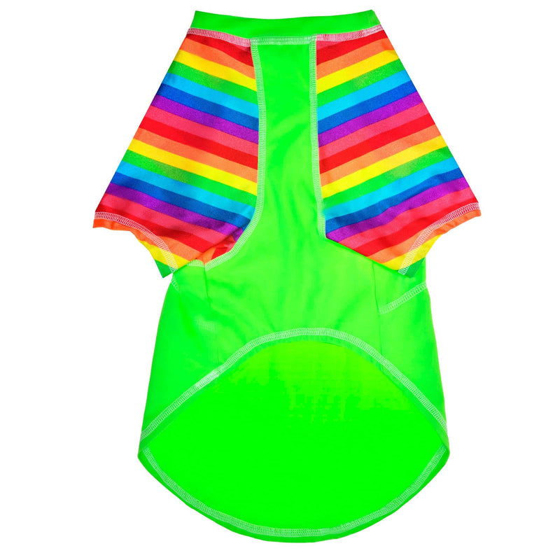 Louie de Coton® Made in USA Quality Cooling UPF50+ Sun Shirts for Dogs UV Protection Light Weight Breathable SPF Max Protection from Sunburn | Leash Hole, Machine Washable, Size: M (Green) Medium Green - PawsPlanet Australia
