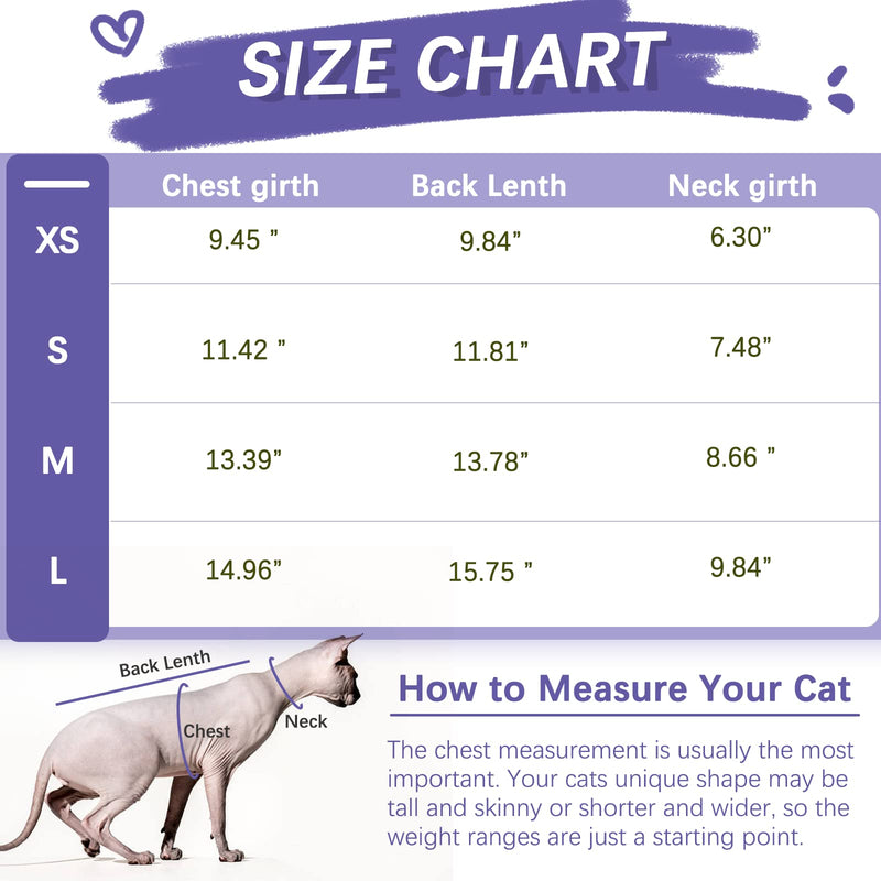 DENTRUN Cat Surgery Recovery Suit Anti Licking Spay Snuggly Vest, Pet Surgical Recovery Shirt After Surgery for Male Female Cat Small Dog Cone E-Collar Alternative S Purple