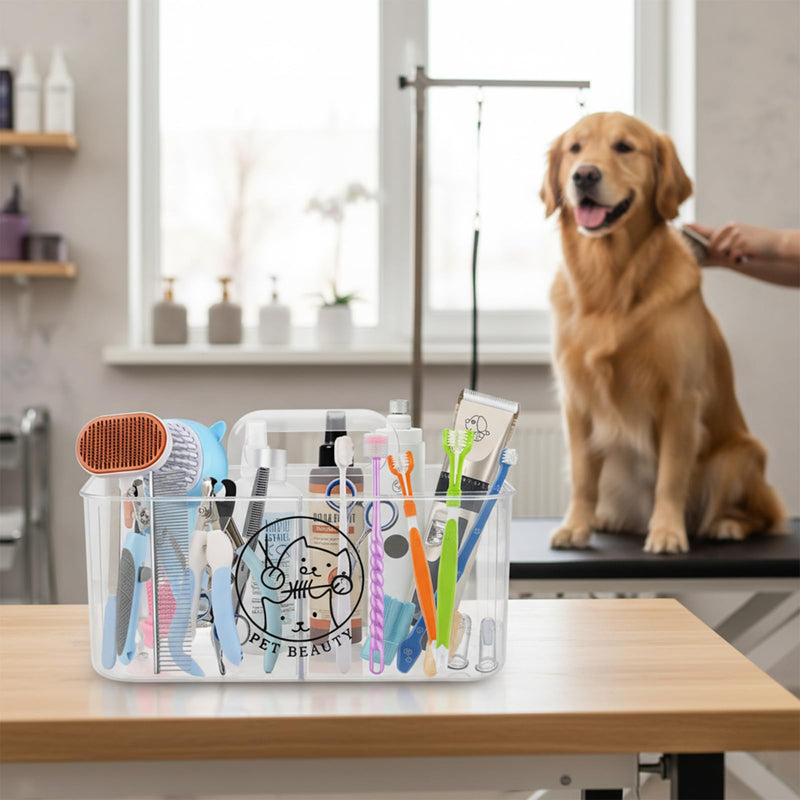Dog Organization And Storage,Dog Grooming Bag,Dogs Organizer Pet Grooming Holder Cat Supplies Hair Organization Tool Box for Stuff Supply Bag Case Scissors Tools Caddy Dogs Beauty Organizers - PawsPlanet Australia