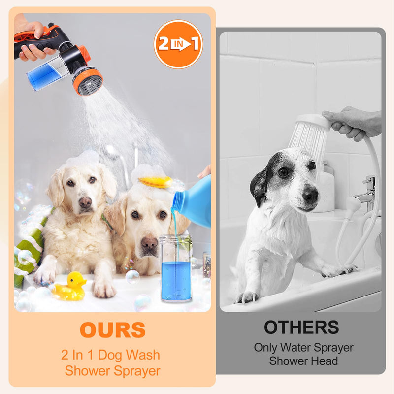 Bathtub Faucet Sprayer Attachment for Tub, Dog Washing Hose Attachment for Bathtub with Faucet Adapters, Sink Sprayer Dog Bath Hose Attachment for Tub Faucet, Dog Hose Attachment for Bathtub 11 - PawsPlanet Australia