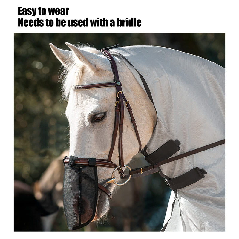 Horse Nose Net, Horses Face Horse Cover Horse Nose Cover Horse Nose Horse Supplies for Horse Face - PawsPlanet Australia