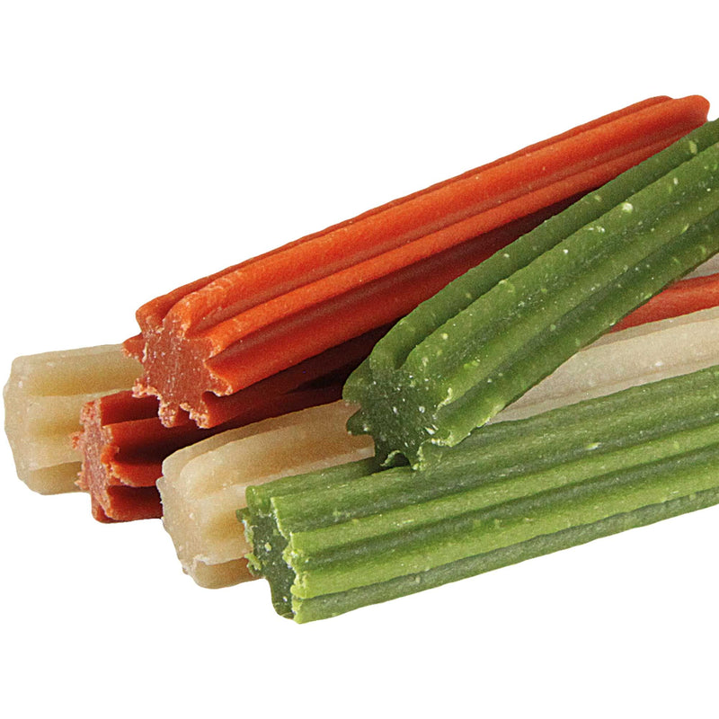 5 x 120 g Dentogum Rice Sticks Mix - for Small to Medium Dogs - The Toothbrush for Your Dog - Dental Care