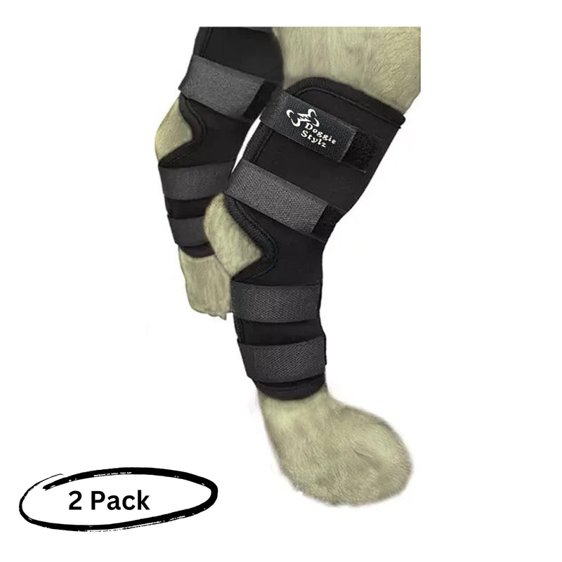 Doggie Stylz Dog Leg Braces for Back Leg Adjustable Dog Hock Brace for ACL Tear Recovery Arthritis Mobility Support Premium Leg Brace for Dogs Back Leg Dog Knee Braces for Back Leg Comfort Stability Medium - PawsPlanet Australia