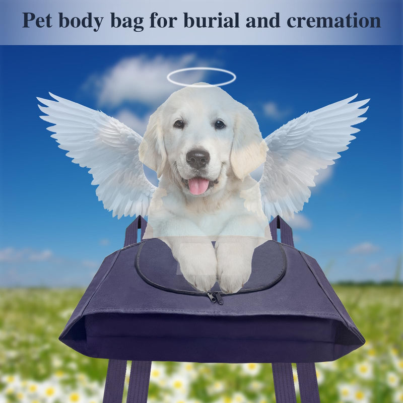 Eco Friendly Pet Body Bag with Handle，Pet Burial Box for Every Breed Size， Animal Body Bag for Burial and Cremation (L) Large - PawsPlanet Australia
