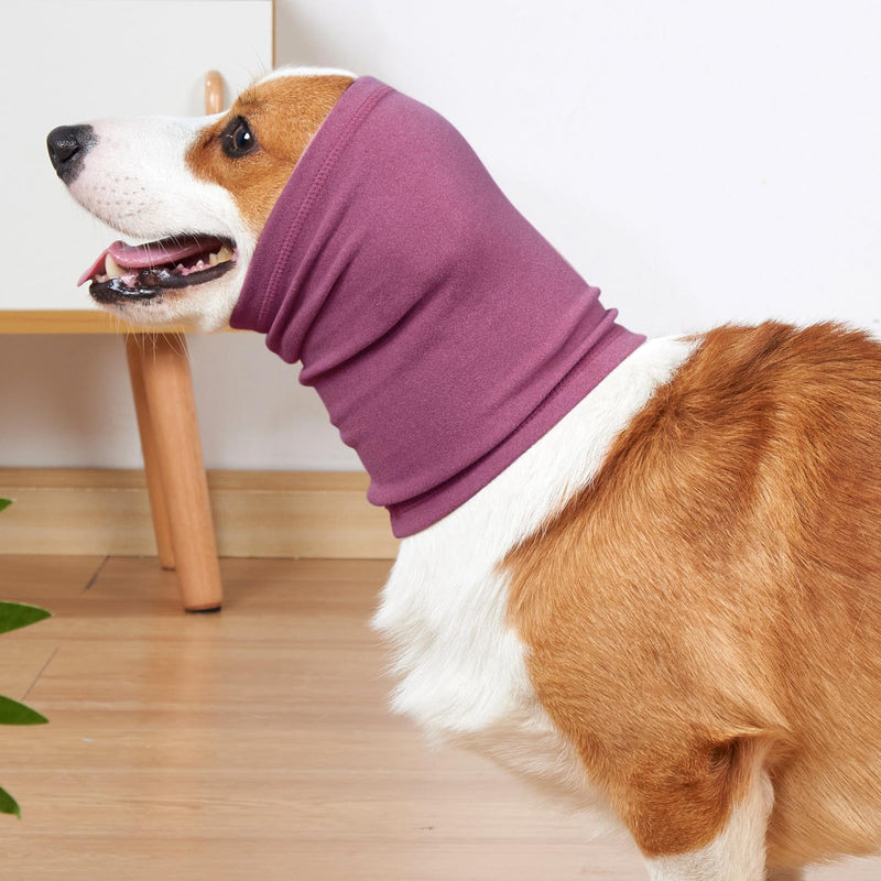 Dog Quiet Ear Covers for Ear Protection, Calming Ear Muffs for Medium Large Dogs Hood for Anxiety Relief/Calming/Warm (Large, Rose Earmuffs) - PawsPlanet Australia