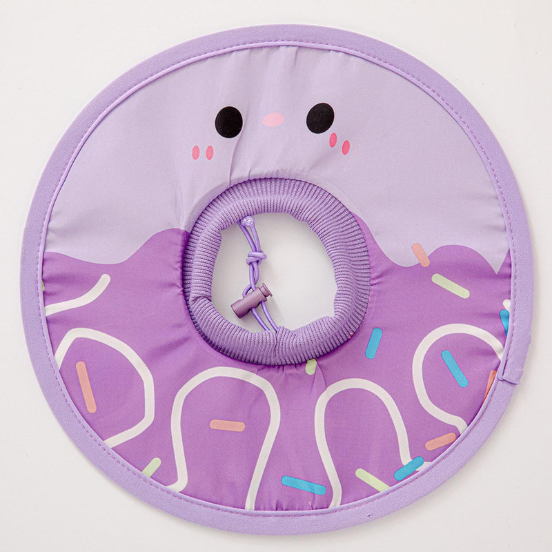 Cat cone ‬ soft cat cone, cat cone collar, foldable, water-repellent, lightweight, soft, comfortable, recovery collar for kittens, protective neck donut against licking S