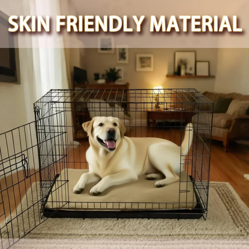 Dog Crate Pan Cover Washable Dog Bed Liner 36x24 Inch Universal Crate Pan Cover for Pet Cages Tray Fitted Pet Supplies - PawsPlanet Australia