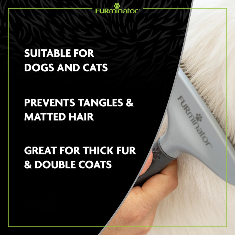 FURminator Grooming Rake for Cats and Dogs 1 Count (Pack of 1) All hair types