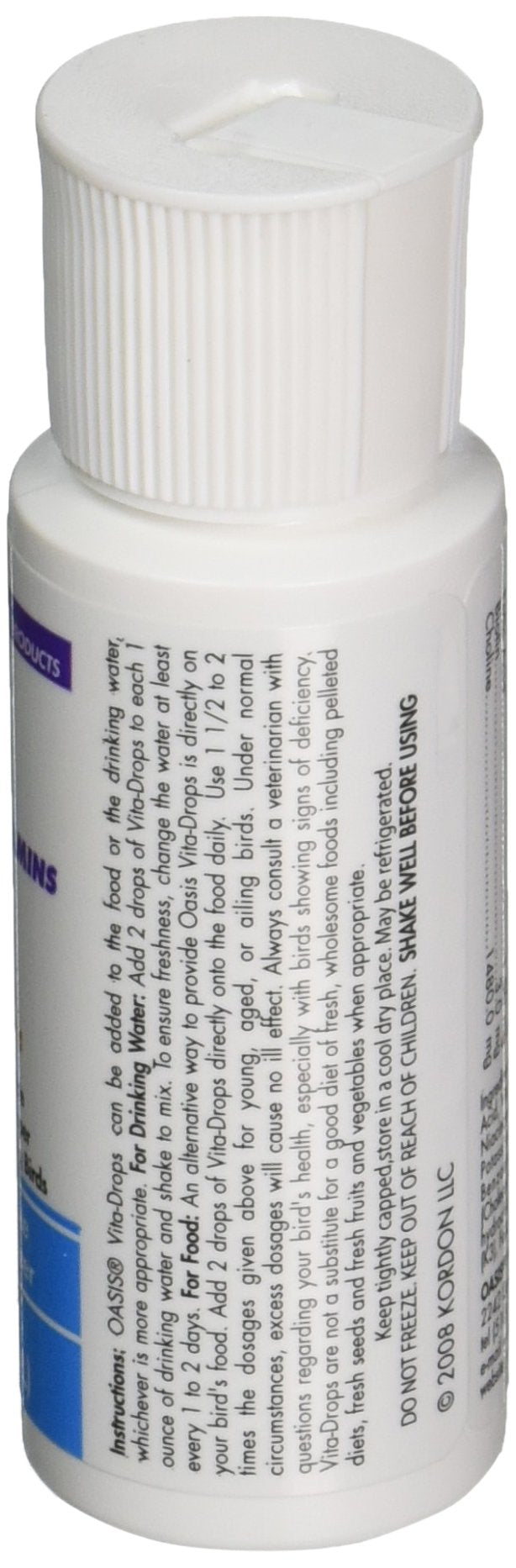 OASIS #80058 Vita Drops for Big Birds, 2 oz.