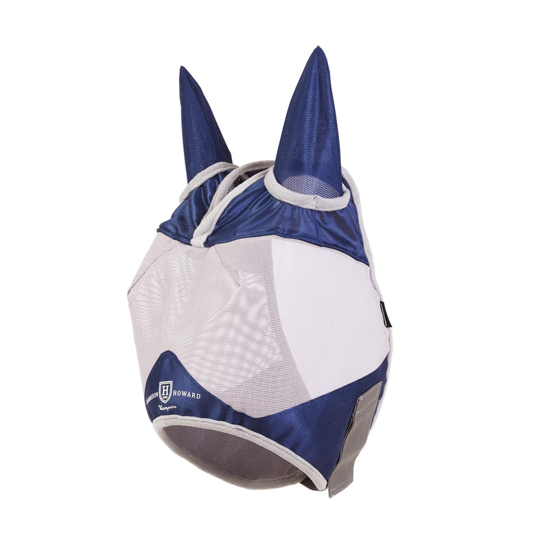 Harrison Howard Half Face Horse Fly Mask UV Protection and Breathable for Equine Use Comfortable Navy M - PawsPlanet Australia
