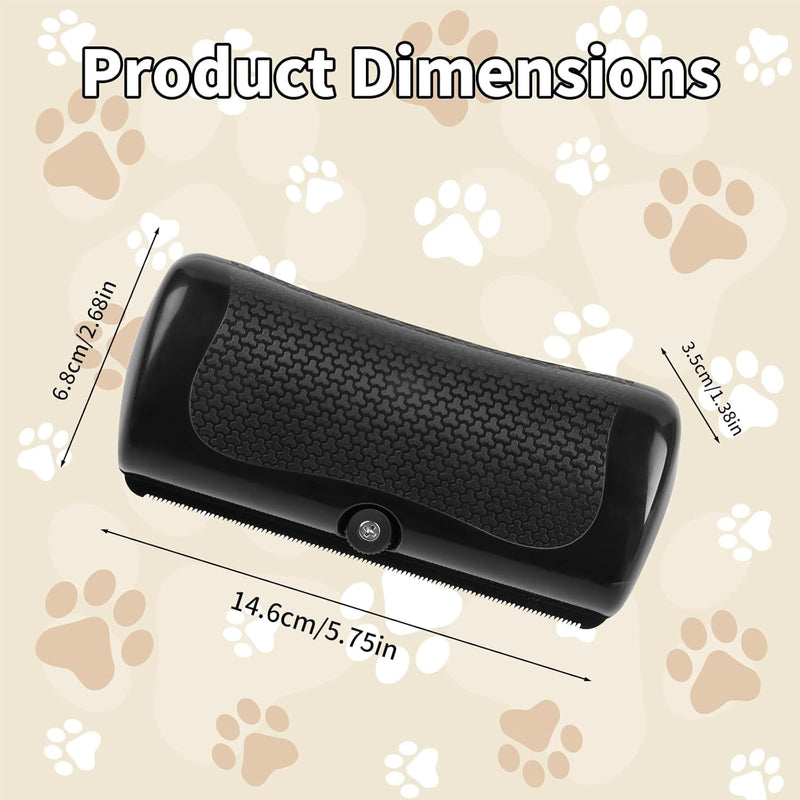 1Pc Grooming Deshedding Brush, 1Pc Pet Hair Removal Glove for Cats & Dogs, Deshedding Dog Brush Pet Hair Removal Tool Double-Sided for Couch, Clothing, Carpet, Car Seat - PawsPlanet Australia