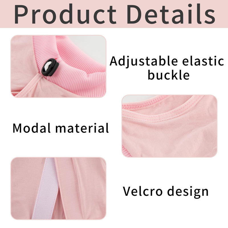 Cat Bodysuit After Surgery, Cat Bodysuit for Cat Surgery, Body Cat After Surgery, Professional Recovery Suit for Cats, Recovery Suit, Anti-Leak E-Collar Alternative for Abdominal Wounds, Skin Diseases (Pink, S) Size S