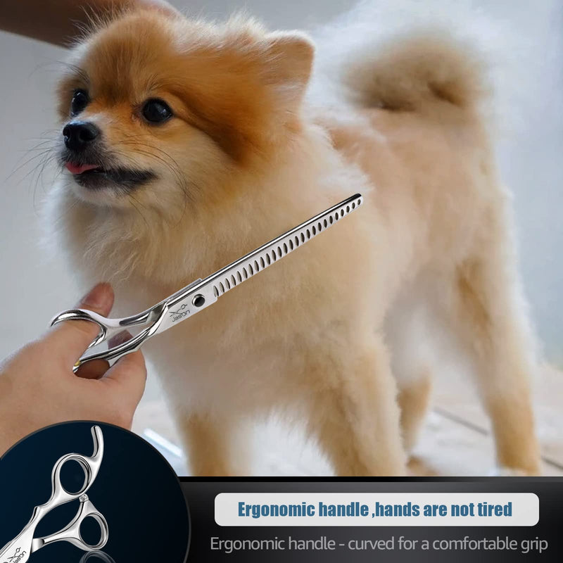 JASON 7.5" Professional Dog Grooming Chunker Scissors Japanese Stainless Steel Dog Chunker Shear for Pet Groomer Right Hand - PawsPlanet Australia