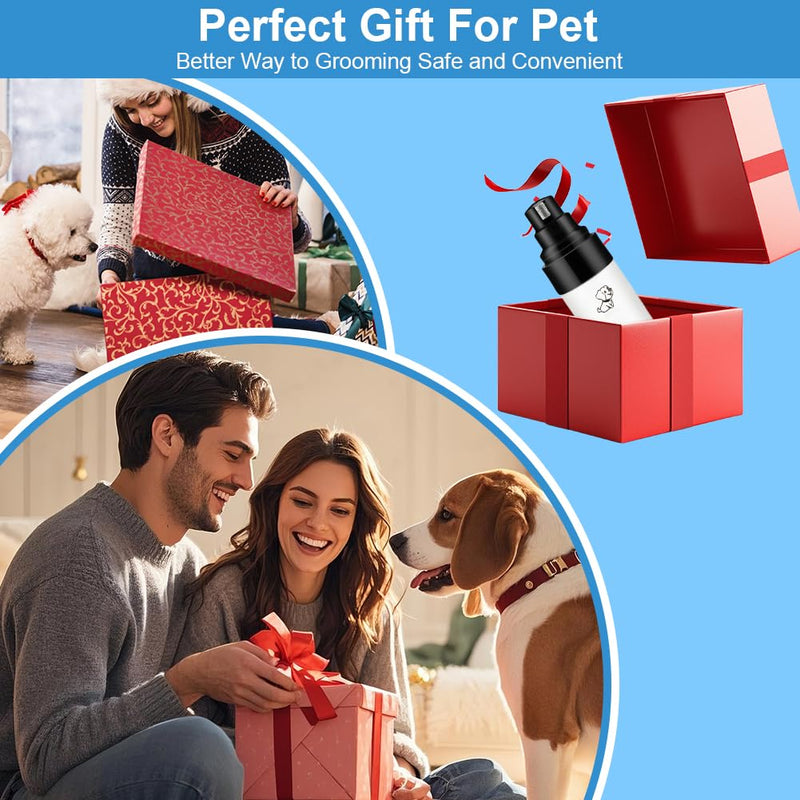 Silent Groom Pro Nail Grinder, 2025 New Dog Nail Trimmer, USB Rechargeable Pet Nail Grinder, Dog Nail Trimmers, Pet Paws Grooming Smoothing Tool - PawsPlanet Australia
