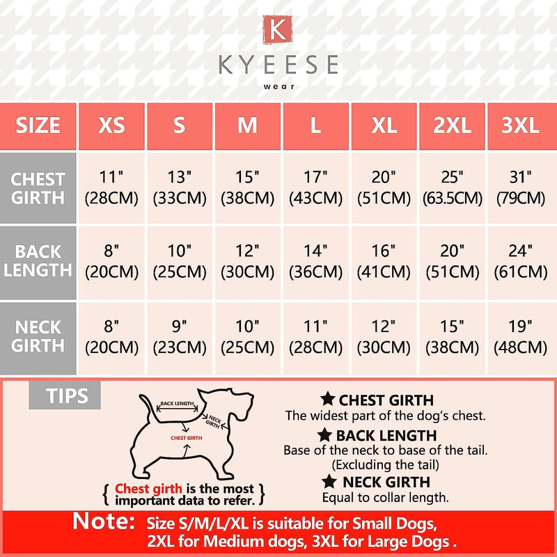 KYEESE Dog Pajamas for Small Medium Dogs with Dinosaur Soft Material Stretchable Dog Pajamas Onesie Dog Apparel, X-Large X-Large (25-40lbs) 1# Dinosaur - PawsPlanet Australia