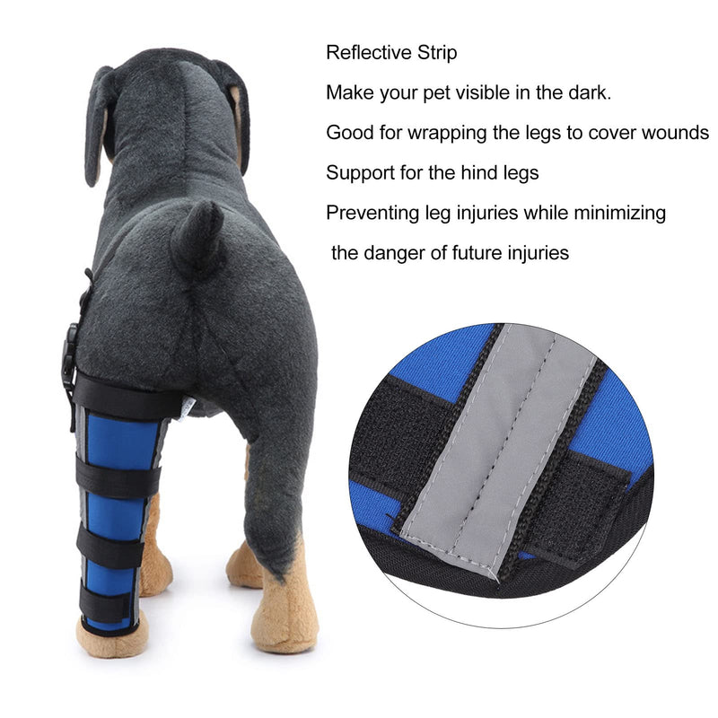 The dog's hind leg splint prevents licking Dog Knee Brace Dog Leg Brace Dog Knee Brace Support Pet Leg Joint Brace,The Dog's Hind Leg Splint Heals Pain With a Surgical Support Band