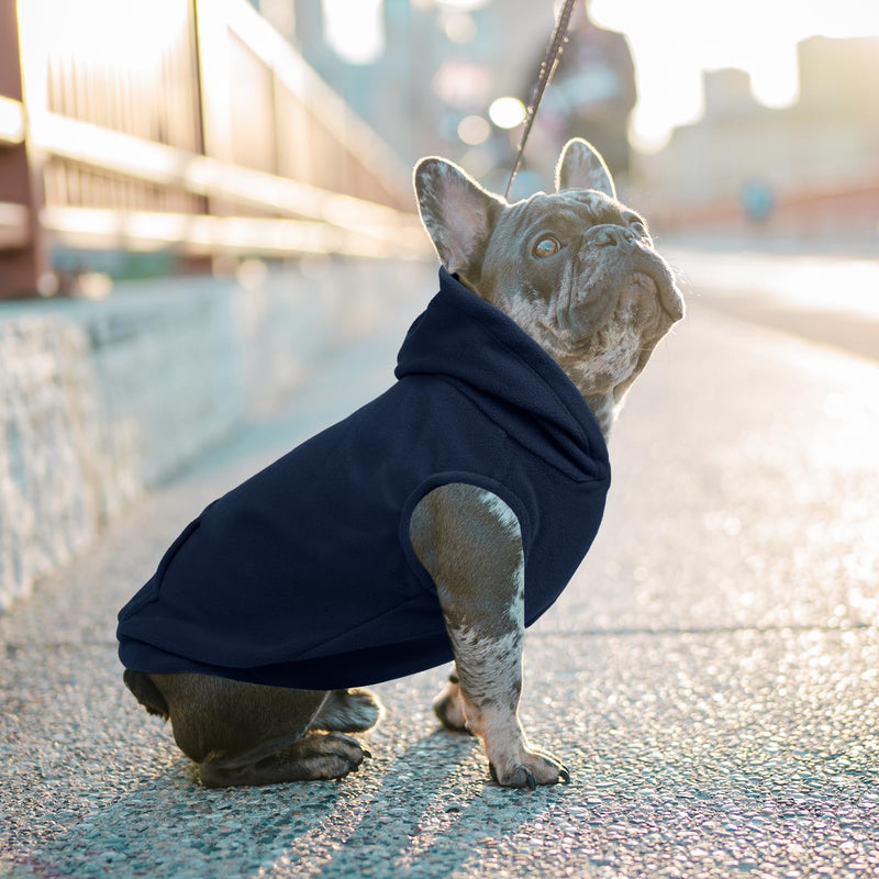 IECOii Dog Sweatshirt for Large Dogs,Hooded Fleece Dog Vest with Leash Hole,XXXL Dog Sweater Large Size Dog Winter Clothes,Large Breed Dog Sweatshirt Dog Hoodies,Labrador,Golden Retriever,Blue,3XL XXX-Large Blue - PawsPlanet Australia