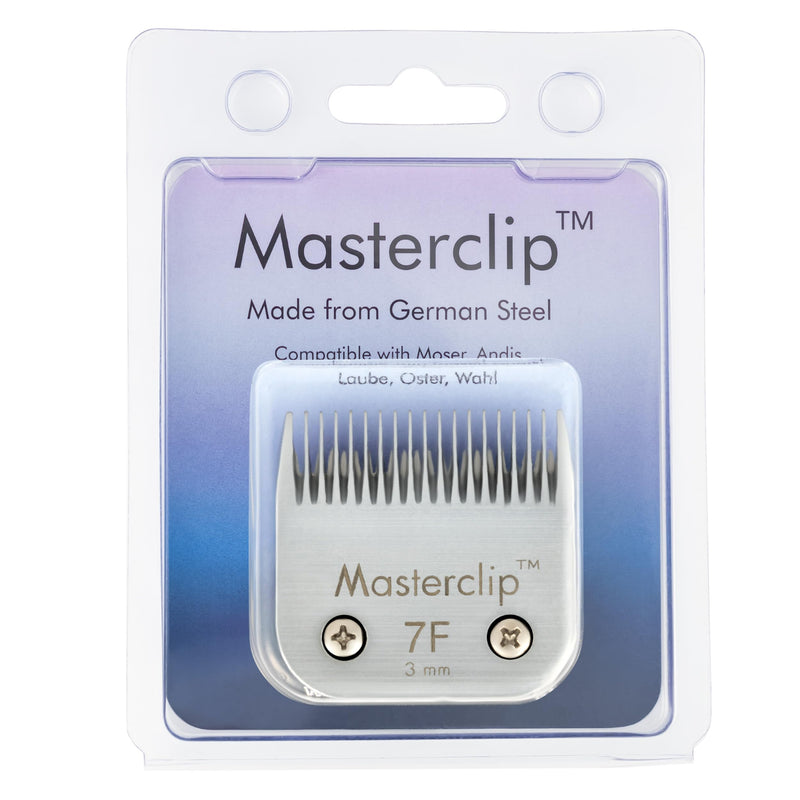 Masterclip Dog Clipping Blade A5 Clipper Blades 50F 40F 30F 15F 10F 9F 7F 7 5F 5# 4F 4# 3F 3# 2F 2# 5/8N Toe Blade Compatible Oster Andis (7F) - PawsPlanet Australia