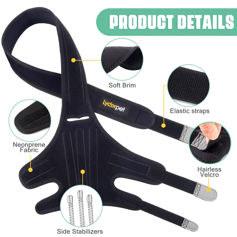 Dog Knee Brace for Torn ACL Hind Leg, Rear Leg Cruciate Ligament Braces for Dogs, Strong Support to Reduce Joint Pain and Muscle Sore, with Side Stabilizers for Back Leg XXSmall XX-Small - PawsPlanet Australia