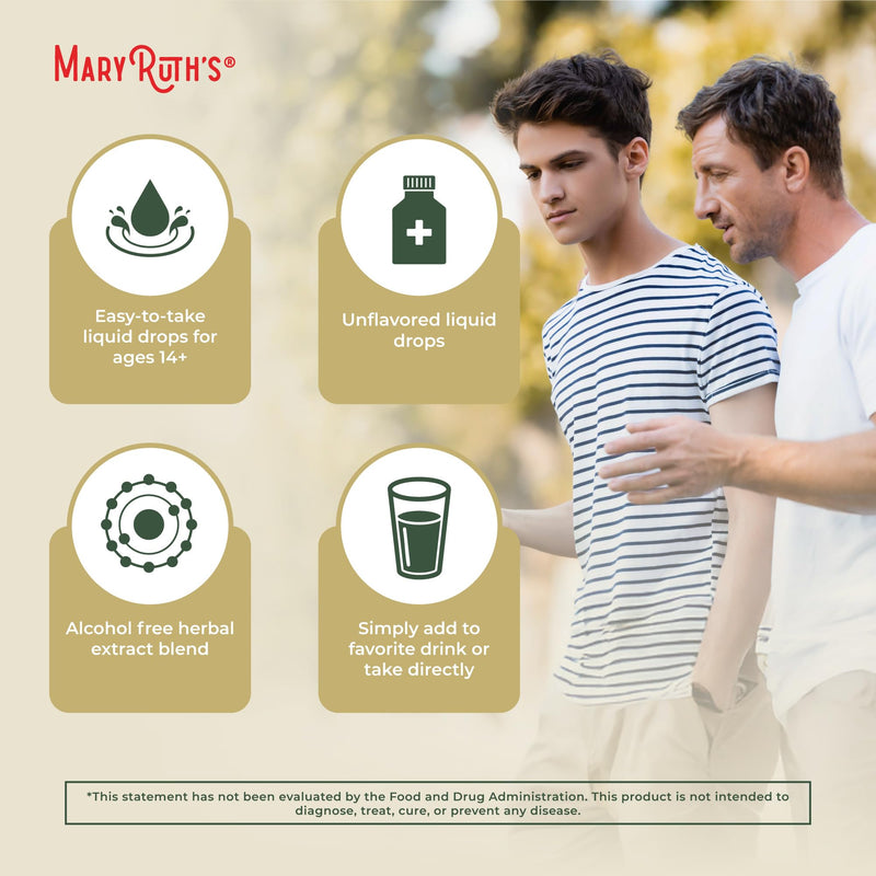 MaryRuth Organics Joint Health Liquid Extract | Four Herbal Blend Liquid Drops | Ginger Root | Licorice Root | Cats Claw | Devils Claw | Vegan | Non GMO | Alcohol Free Tincture | 30 Servings - PawsPlanet Australia