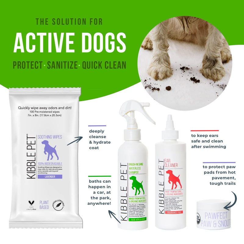 Kibble Pet Dog Leave in Conditioner Spray, Professional Grooming, Dry Itchy Skin Moisturizer, Coat Deodorizer, Long Lasting Aloe Vera Honey Scent, Made in The USA (Aloe Vera & Honey, 7.1 oz) Leave In Aloe Vera & Honey 7.1 Ounces