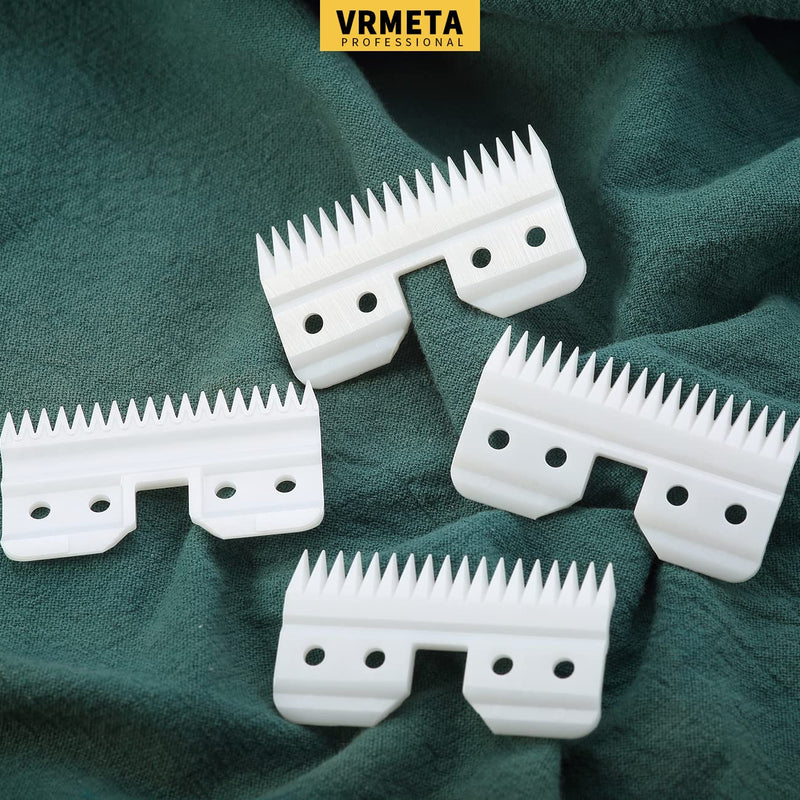 4 Pcs Fast Feed Ceramic Blades Fit Oster Fast Feed Clipper Oster A5 Fast Feed Ceramic Cutters Blade Fast Feed Replacement Blade Fit Wahl KM Series 4 Pcs W - PawsPlanet Australia