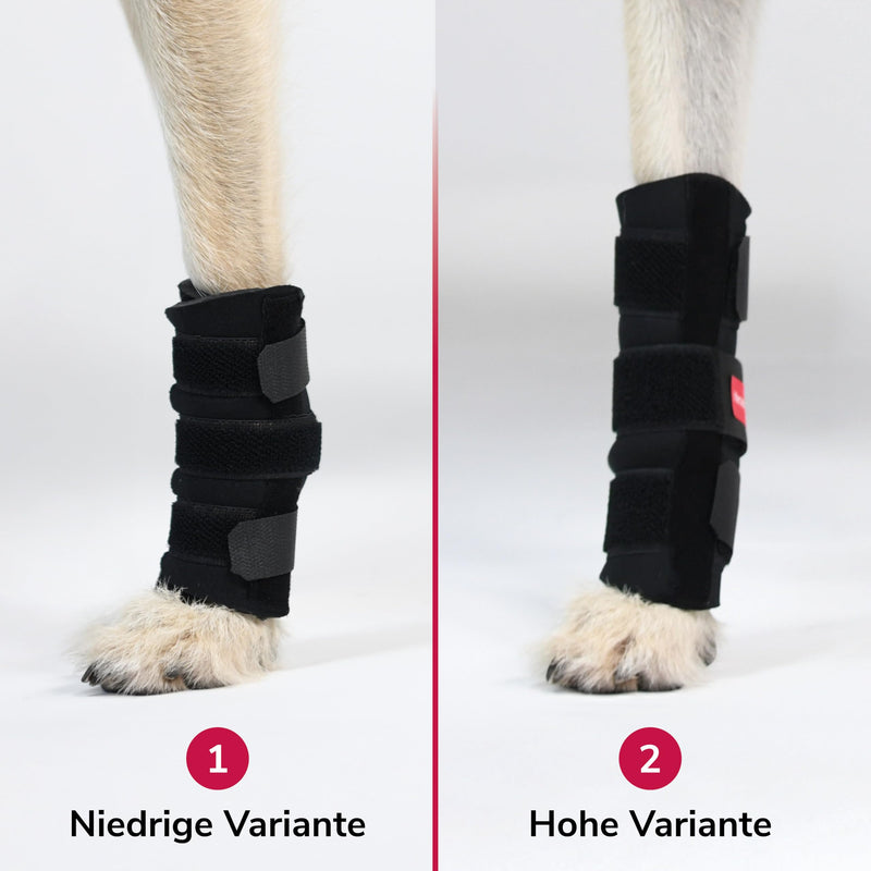 Carpal Joint Bandage Neoprene Low Size L for Dogs and Cats with Splints for Stabilizing Instability, Penetration & Immobilization in Osteoarthritis low L